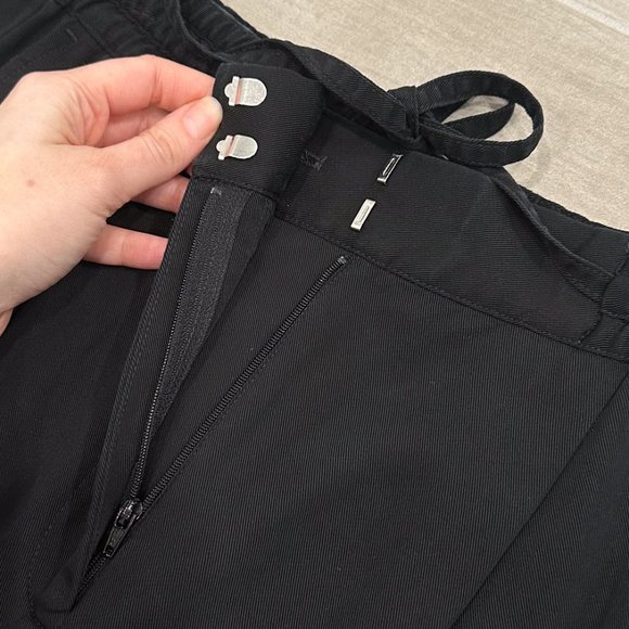 Club Monaco Signature Elasticated Pleated Trouser Pants in Black Women’s Size S - Picture 6 of 16